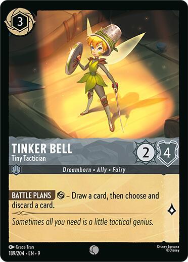 Tinker Bell - Tiny Tactician (189/204) [Fabled] (ONLINE ORDER ONLY)