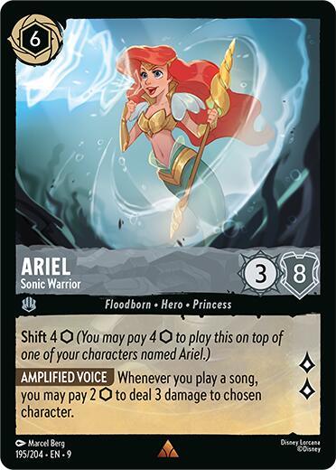 Ariel - Sonic Warrior (195/204) [Fabled] (ONLINE ORDER ONLY)