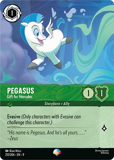 Pegasus - Gift for Hercules (Epic) (212/204) [Fabled] (ONLINE ORDER ONLY)