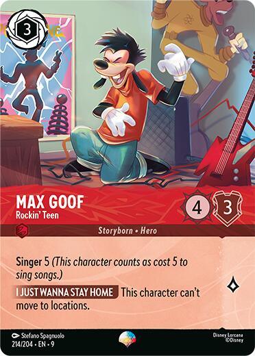 Max Goof - Rockin' Teen (Epic) (214/204) [Fabled] (ONLINE ORDER ONLY)