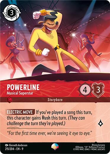 Powerline - Musical Superstar (Epic) (215/204) [Fabled] (ONLINE ORDER ONLY)
