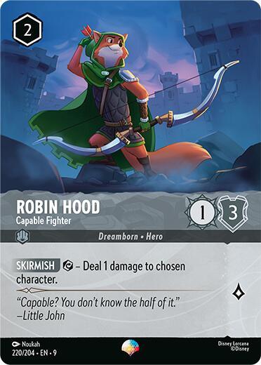 Robin Hood - Capable Fighter (Epic) (220/204) [Fabled] (ONLINE ORDER ONLY)