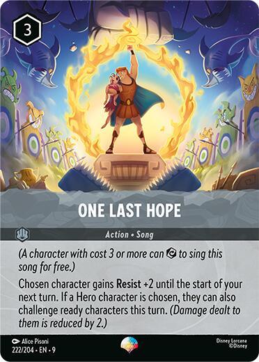 One Last Hope (Epic) (222) [Fabled] (ONLINE ORDER ONLY)