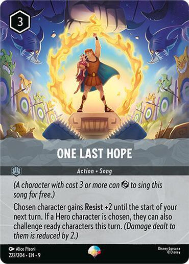 One Last Hope (Epic) (222) [Fabled] (ONLINE ORDER ONLY)
