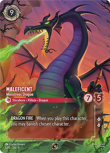 Maleficent - Monstrous Dragon (Store Championship) (5/P3) [Promo Cards] (ONLINE ORDER ONLY)