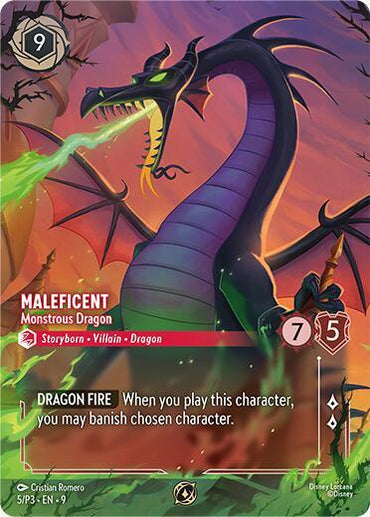 Maleficent - Monstrous Dragon (Store Championship) (5/P3) [Promo Cards] (ONLINE ORDER ONLY)