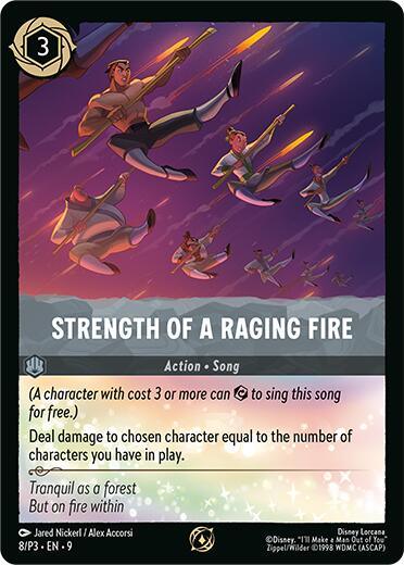 Strength of a Raging Fire (8/P3) [Promo Cards] (ONLINE ORDER ONLY)