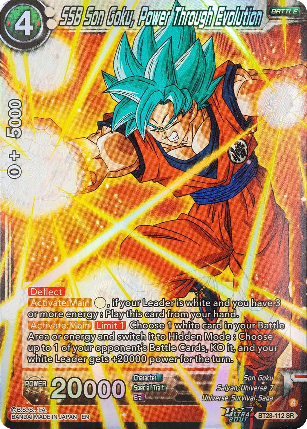 SSB Son Goku, Power Through Evolution (BT28-112) [Prismatic Clash] (ONLINE ORDER ONLY)