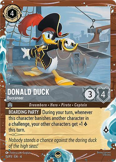 Donald Duck - Buccaneer (Disney Cruise Promo) (15/P3) [Promo Cards] (ONLINE ORDER ONLY)