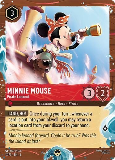 Minnie Mouse - Pirate Lookout (Disney Cruise Promo) (17/P3) [Promo Cards] (ONLINE ORDER ONLY)