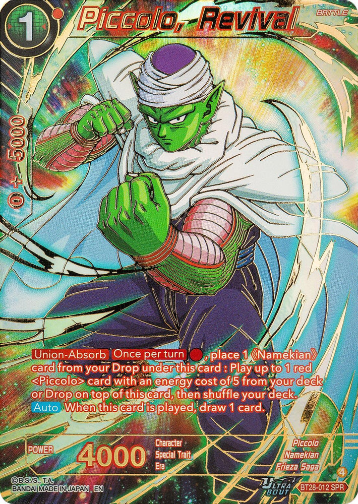 Piccolo, Revival (BT28-012) [Prismatic Clash] (ONLINE ORDER ONLY)
