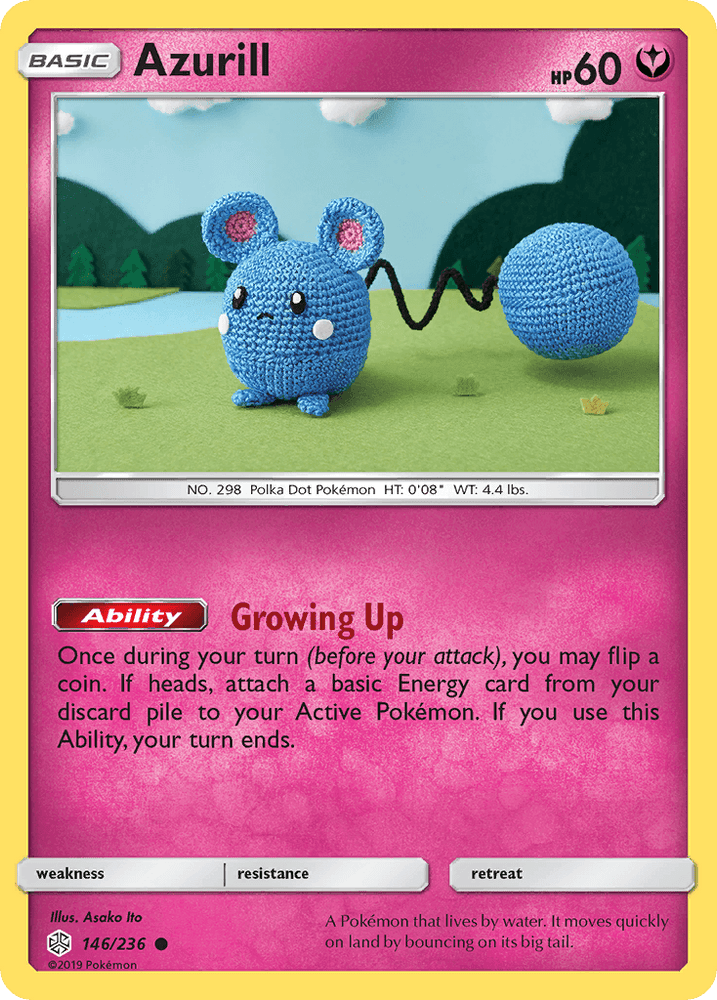 Azurill (146/236) [Sun & Moon: Cosmic Eclipse] (Online Only)