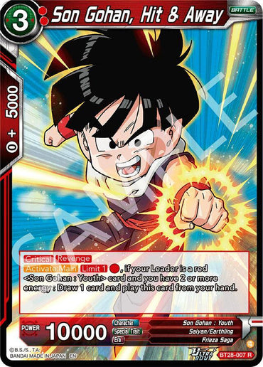 Son Gohan, Hit & Away (BT28-007) [Prismatic Clash] (ONLINE ORDER ONLY)