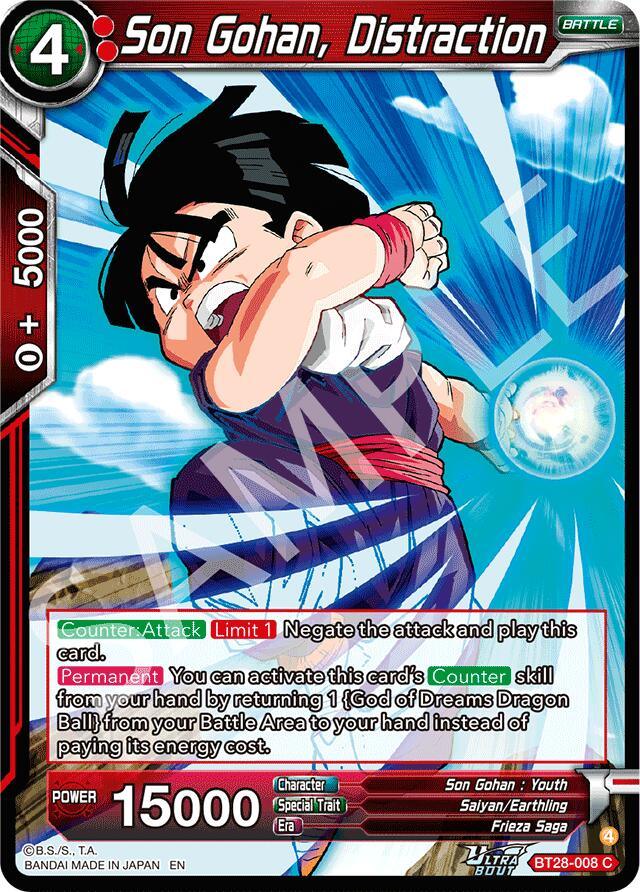 Son Gohan, Distraction (BT28-008) [Prismatic Clash] (ONLINE ORDER ONLY)