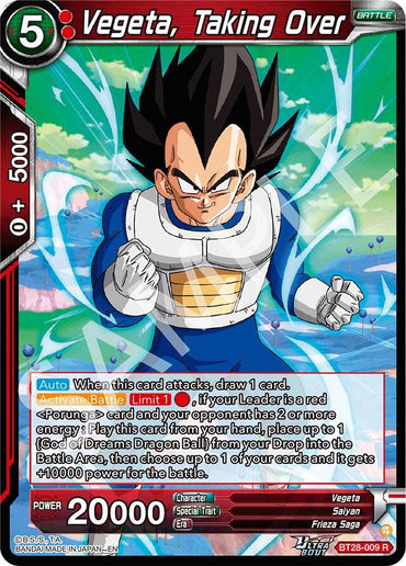 Vegeta, Taking Over (BT28-009) [Prismatic Clash] (ONLINE ORDER ONLY)