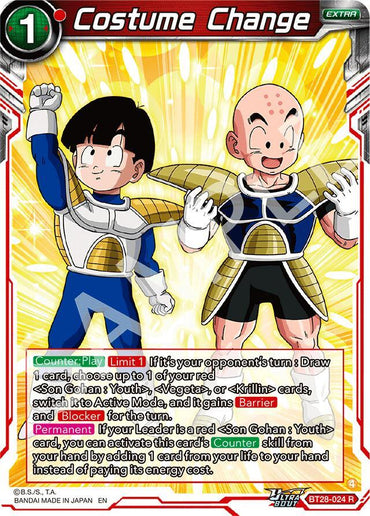 Costume Change (BT28-024) [Prismatic Clash] (ONLINE ORDER ONLY)
