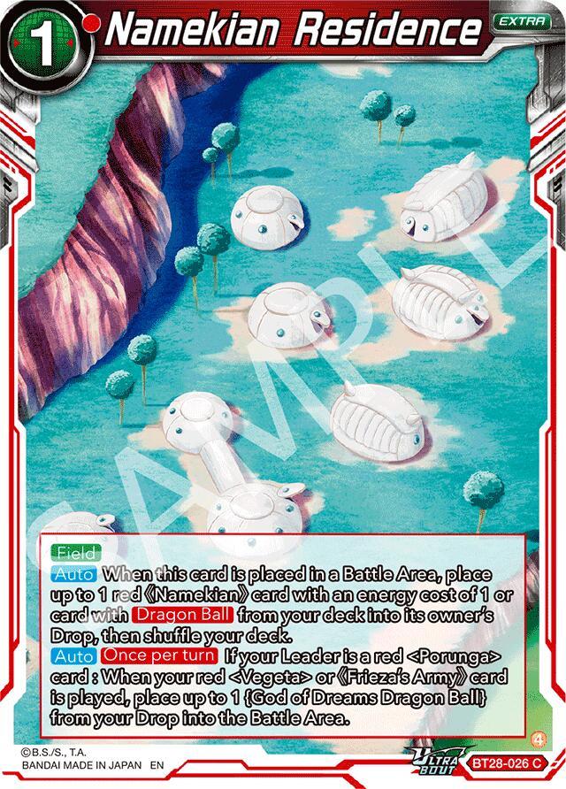 Namekian Residence (BT28-026) [Prismatic Clash] (ONLINE ORDER ONLY)