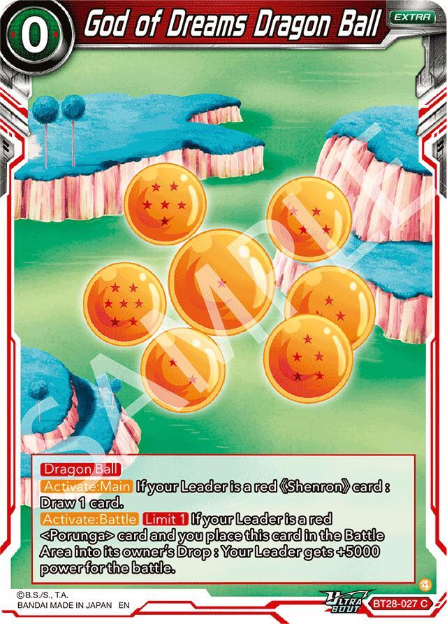 God of Dreams Dragon Ball (BT28-027) [Prismatic Clash] (ONLINE ORDER ONLY)