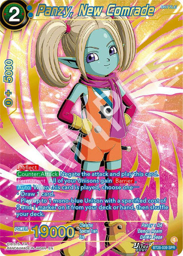 Panzy, New Comrade (SPR) (BT28-039) [Prismatic Clash] (ONLINE ORDER ONLY)