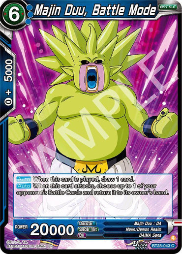 Majin Duu, Battle Mode (BT28-043) [Prismatic Clash] (ONLINE ORDER ONLY)