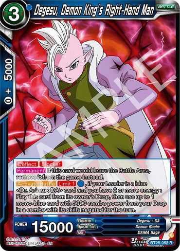 Degesu, Demon King's Right-Hand Man (BT28-052) [Prismatic Clash] (ONLINE ORDER ONLY)