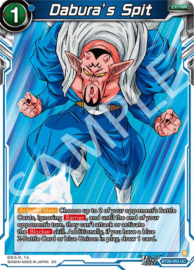 Dabura's Spit (BT28-053) [Prismatic Clash] (ONLINE ORDER ONLY)