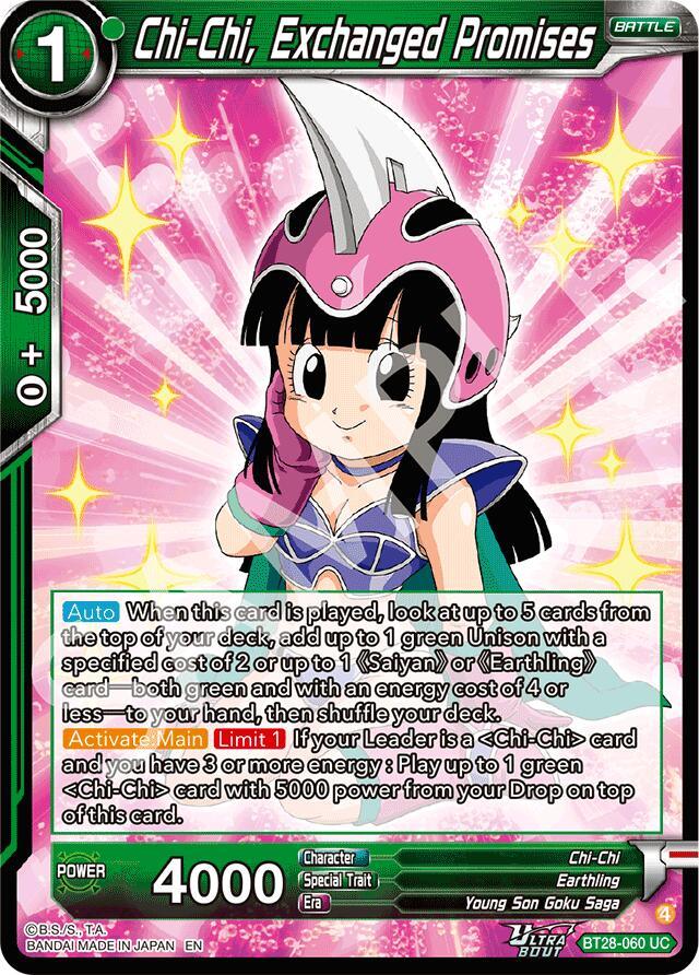 Chi-Chi, Exchanged Promises (BT28-060) [Prismatic Clash] (ONLINE ORDER ONLY)