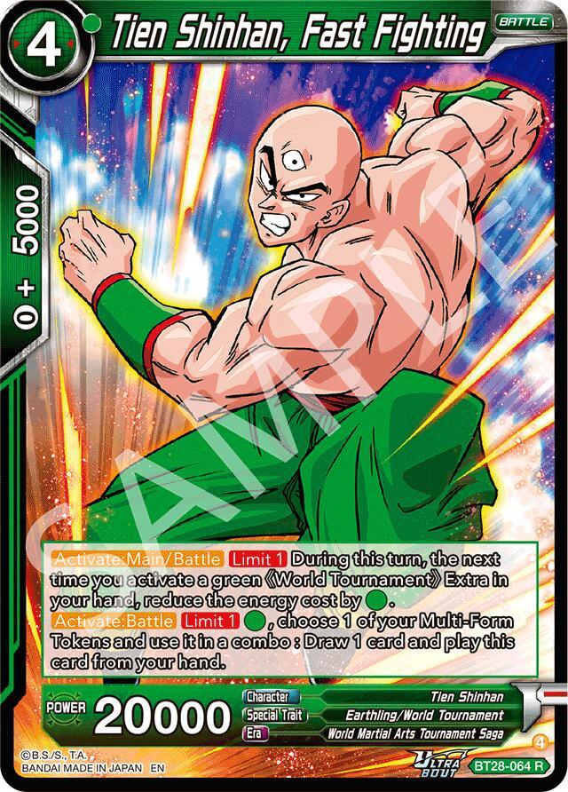 Tien Shinhan, Fast Fighting (BT28-064) [Prismatic Clash] (ONLINE ORDER ONLY)