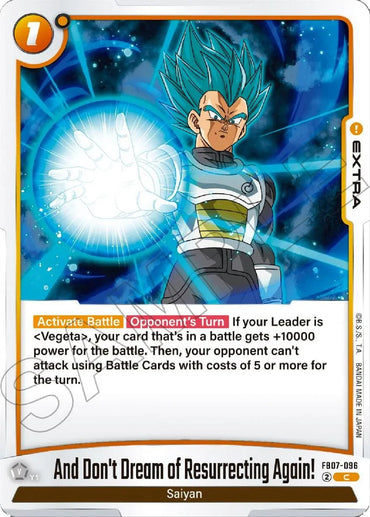 And Don't Dream of Resurrecting Again! [Wish For Shenron] (ONLINE ORDER ONLY)