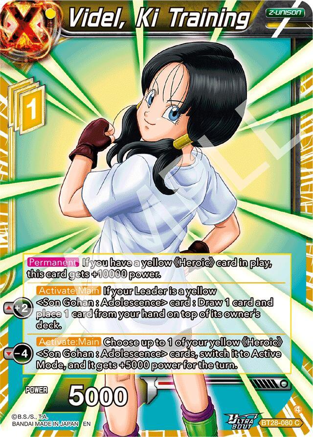 Videl, Ki Training (BT28-080) [Prismatic Clash] (ONLINE ORDER ONLY)