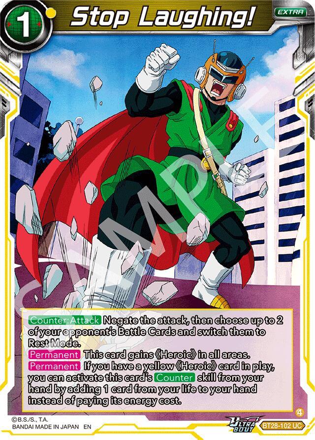 Stop Laughing! (BT28-102) [Prismatic Clash] (ONLINE ORDER ONLY)