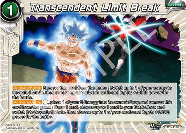 Transcendent Limit Break (BT28-110) [Prismatic Clash] (ONLINE ORDER ONLY)