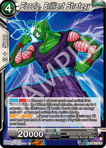 Piccolo, Brilliant Strategy (BT28-115) [Prismatic Clash] (ONLINE ORDER ONLY)