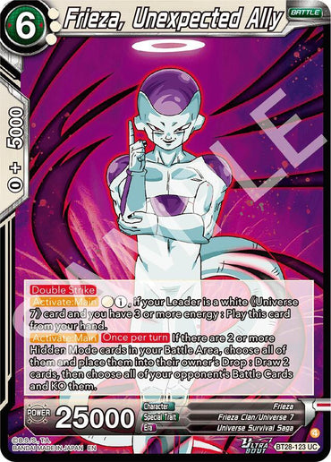 Frieza, Unexpected Ally (BT28-123) [Prismatic Clash] (ONLINE ORDER ONLY)