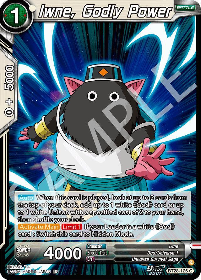 Iwne, Godly Power (BT28-126) [Prismatic Clash] (ONLINE ORDER ONLY)