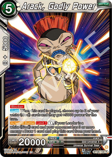 Arack, Godly Power (BT28-130) [Prismatic Clash] (ONLINE ORDER ONLY)