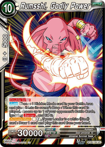 Rumsshi, Godly Power (BT28-134) [Prismatic Clash] (ONLINE ORDER ONLY)