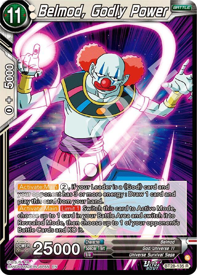 Belmod, Godly Power (BT28-135) [Prismatic Clash] (ONLINE ORDER ONLY)