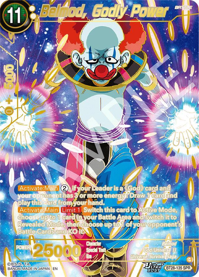 Belmod, Godly Power (SPR) (BT28-135) [Prismatic Clash] (ONLINE ORDER ONLY)
