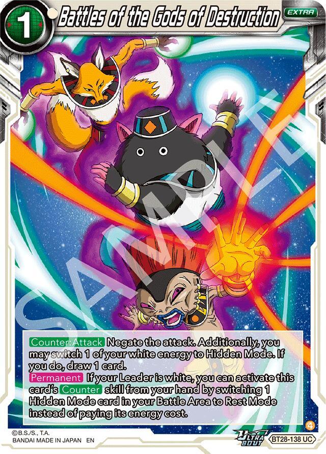 Battles of the Gods of Destruction (BT28-138) [Prismatic Clash] (ONLINE ORDER ONLY)