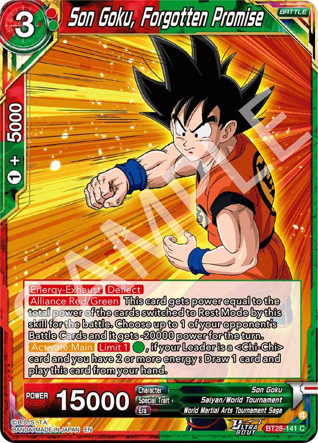Son Goku, Forgotten Promise (BT28-141) [Prismatic Clash] (ONLINE ORDER ONLY)