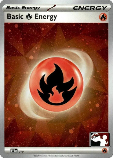 Basic Fire Energy (010) (Cosmos Holo) [Prize Pack Series Seven] (ONLINE ORDER ONLY)