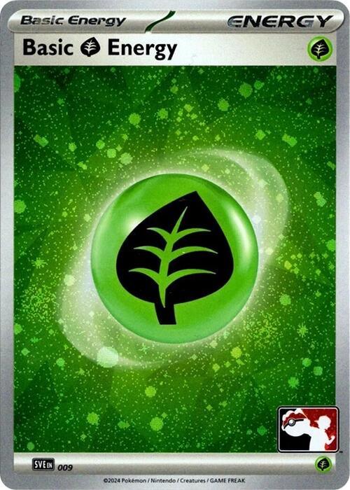 Basic Grass Energy (009) (Cosmos Holo) [Prize Pack Series Seven] (ONLINE ORDER ONLY)