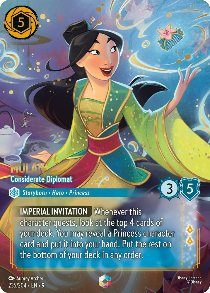 Mulan - Considerate Diplomat (Enchanted) (235/204) [Fabled] (ONLINE ORDER ONLY)