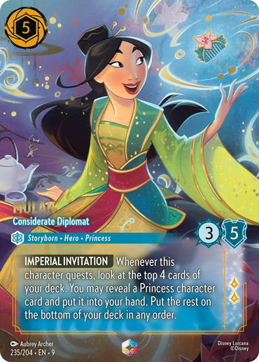 Mulan - Considerate Diplomat (Enchanted) (235/204) [Fabled] (ONLINE ORDER ONLY)