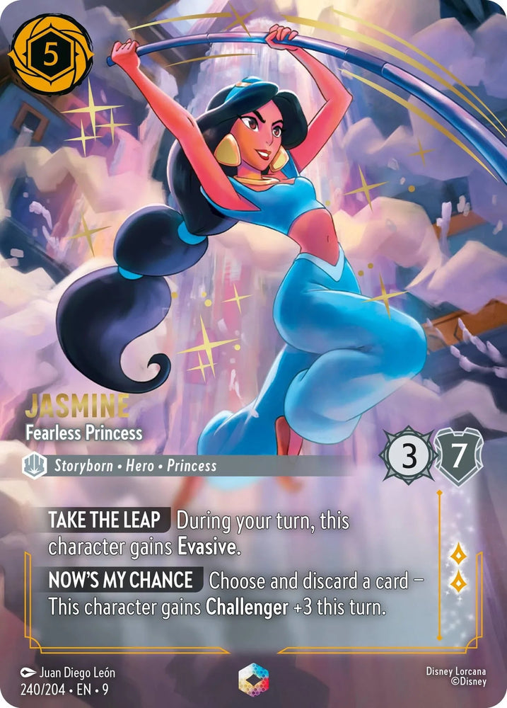 Jasmine - Fearless Princess (Enchanted) (240/204) [Fabled] (ONLINE ORDER ONLY)