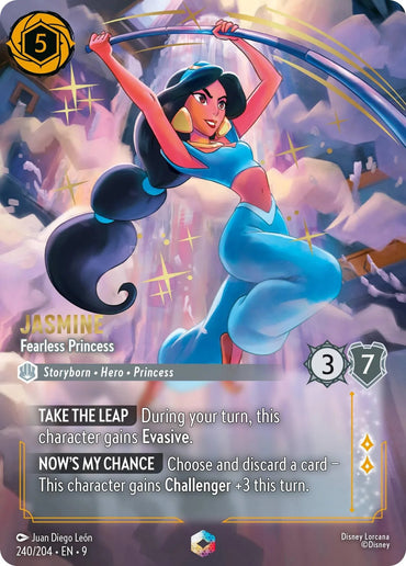 Jasmine - Fearless Princess (Enchanted) (240/204) [Fabled] (ONLINE ORDER ONLY)