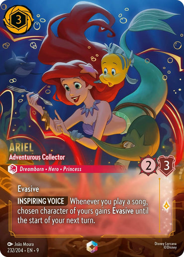 Ariel - Adventurous Collector (Enchanted) (232/204) [Fabled] (ONLINE ORDER ONLY)