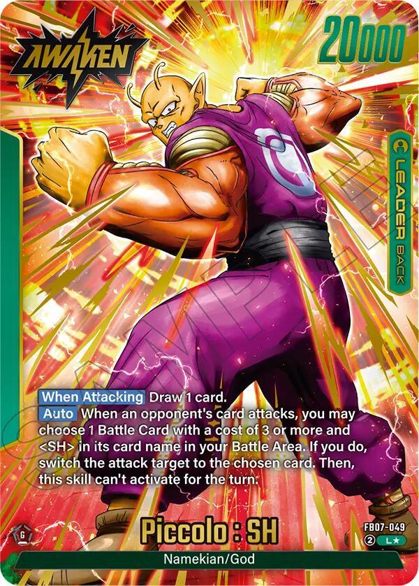 Piccolo : SH (FB07-049) (Alternate Art) [Wish For Shenron] (ONLINE ORDER ONLY)