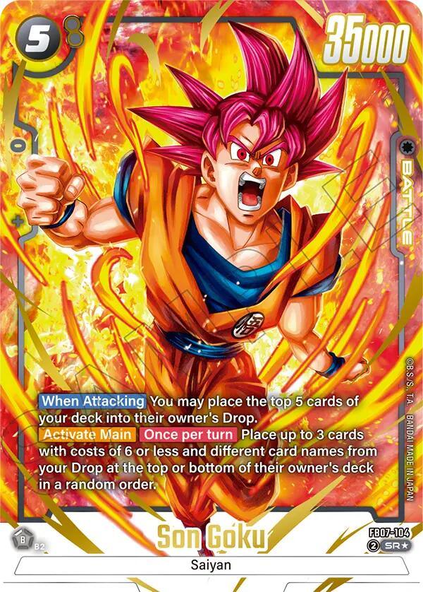 Son Goku (FB07-104) (Alternate Art) [Wish For Shenron] (ONLINE ORDER ONLY)